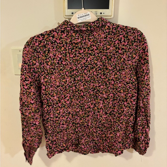 H&M floral cropped Button down shirt - Picture 5 of 6
